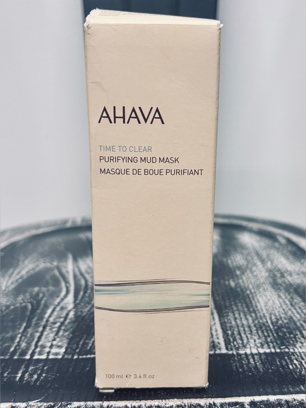 AHAVA - Time to Clear Purifying Mud Mask - 3.4 fl oz. full size/BNIB